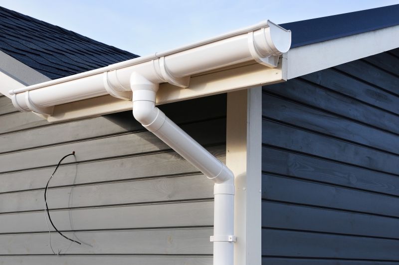 Wood Rain Gutter Installation